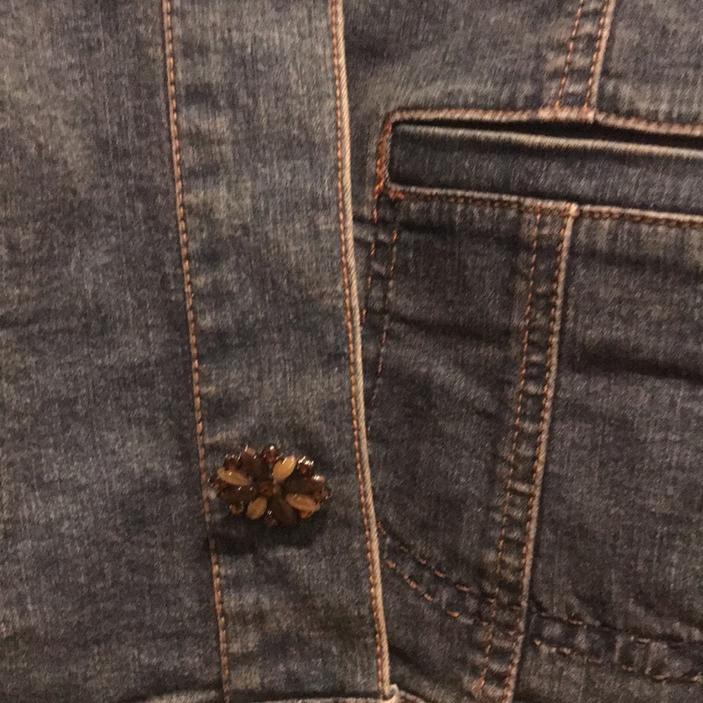 JJill Petite Jean Jacket Size Large - Picture 3 of 8
